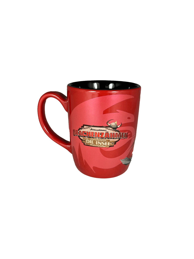 Ohnezahn Tasse rot