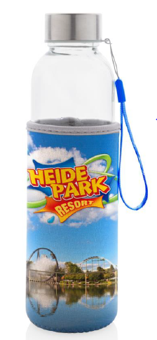 HP Glastrinkflasche