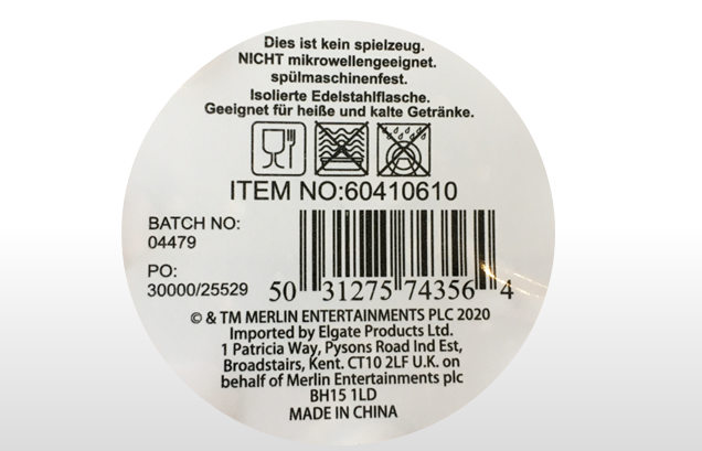 Colossos Trinkflasche aus Metall