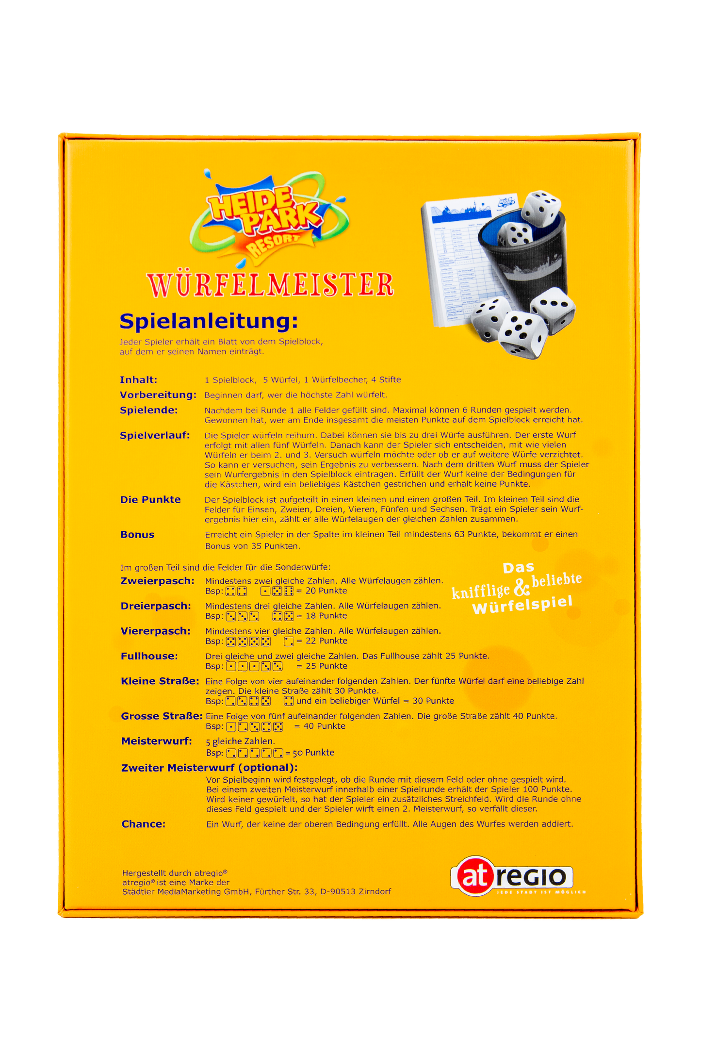 Heide Park Würfelmeister
