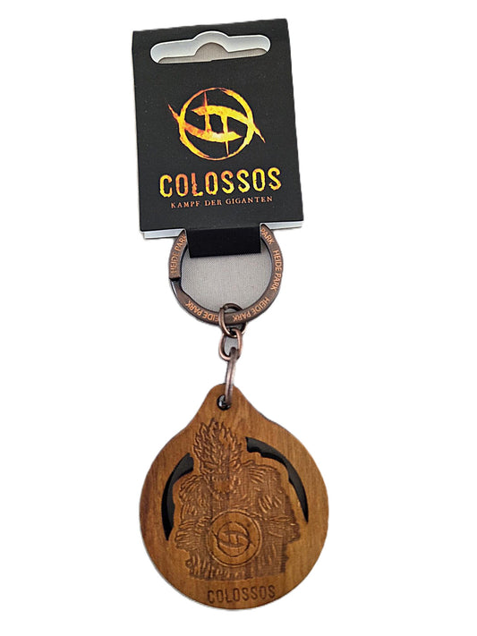 Colossos Holz Schlüsselanhänger