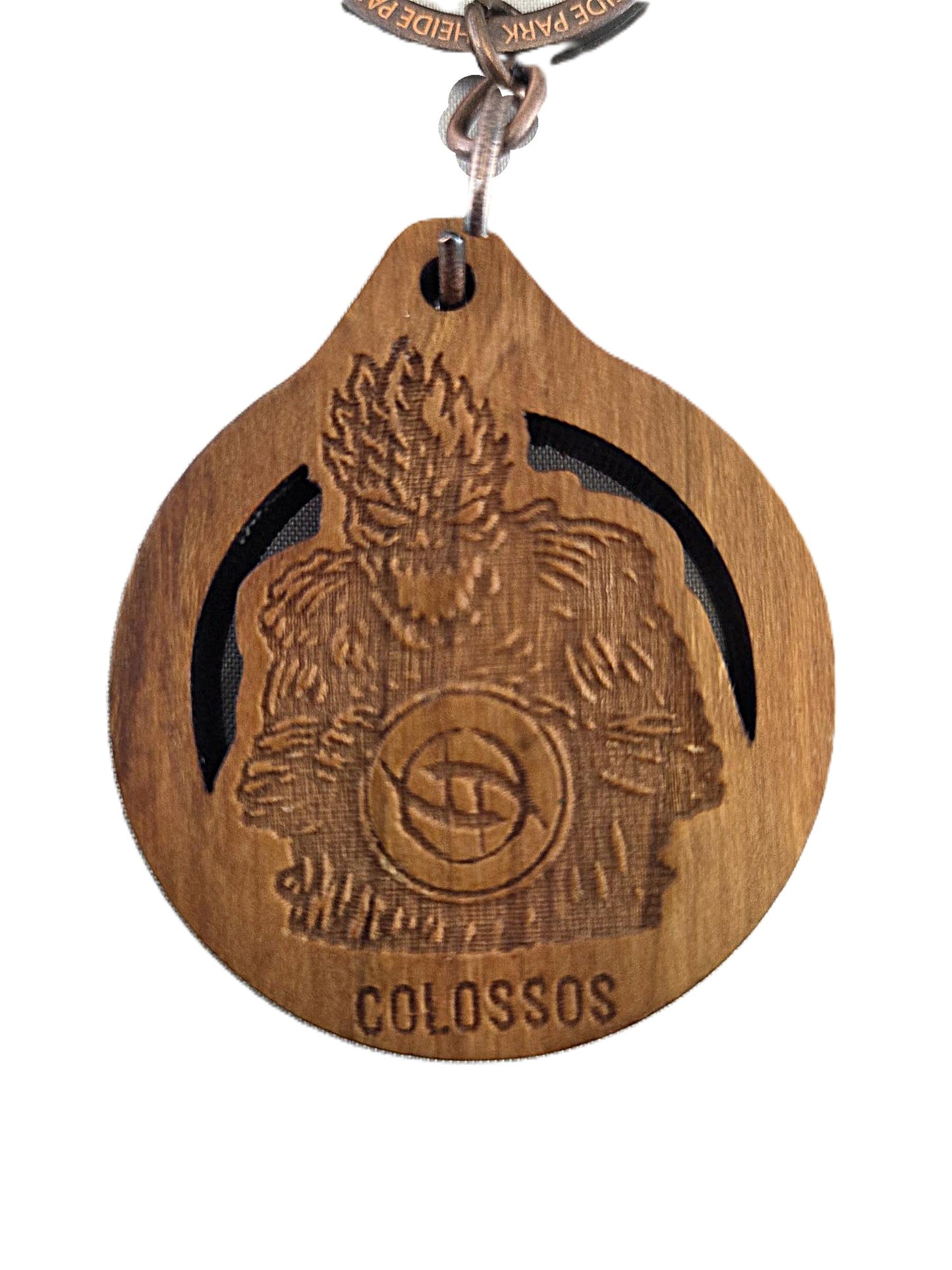 Colossos Holz Schlüsselanhänger