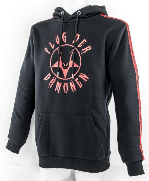 Flug der Dämonen Herren Hoody schwarz / rot