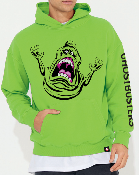 Ghostbusters Slimer Hoody Carbon Washed
